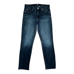 7 for All Mankind Roxanne Ankle Denim Jeans Size 28